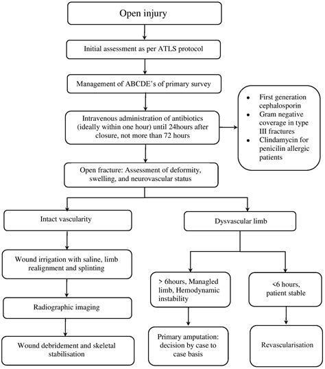 Management Of Open Fractures A Narrative Review Journal Of Clinical