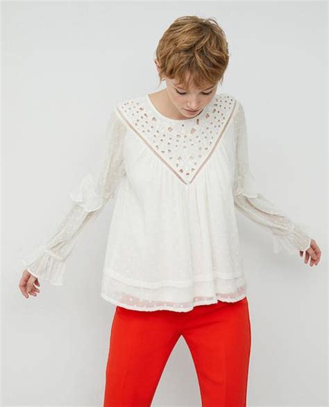 Venta Blusa Blanca Sfera En Stock