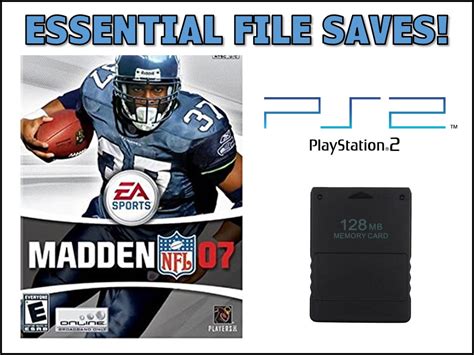 Madden NFL 07 File Saves – PS2 – Playbook Gamer