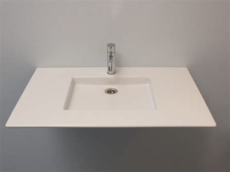 Lavabo Rettangolare Sospeso In Ceramica Albeus By Rapsel