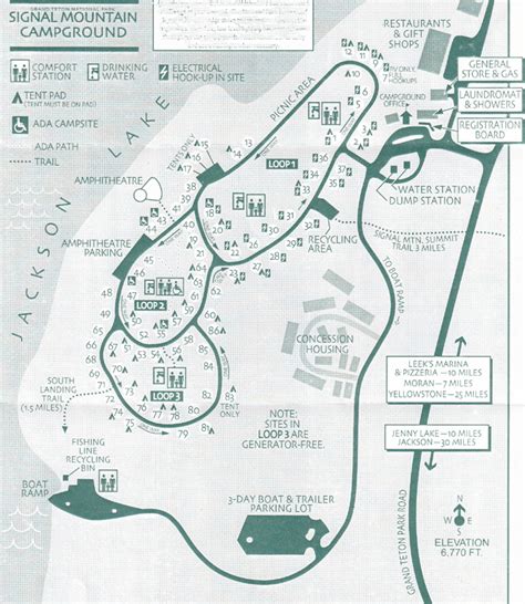 Signal Mountain campground map – Mary Donahue