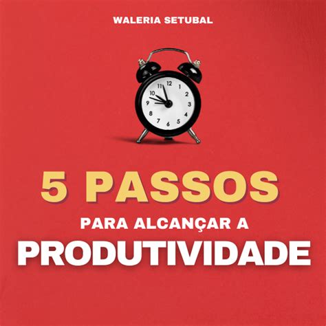 5 PASSOS PARA ALCANÇAR A PRODUTIVIDADE WS SOLUÇÕES Hotmart