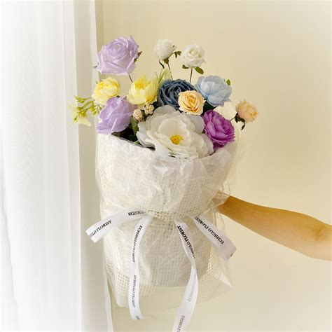 Jual Dandelion Secret Ready Stock Quinn Round Artificial Bouquet