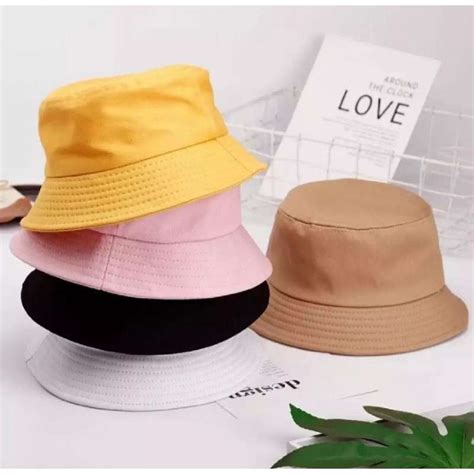 Jual Topi Bucket Bucket Hat Pria Wanita Dewasa Gaya K Pop Korea Keren