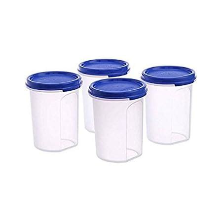 Tupperware MM Round Plastic Container Set For Kitchen 440ml Set Of 4