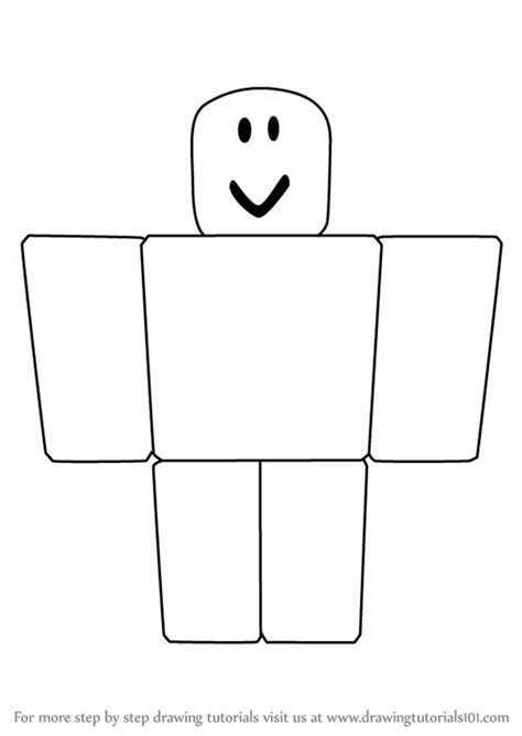 How To Draw Noob From Roblox