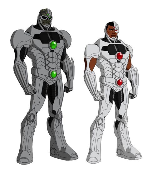 Cyborg And Grid After Phil Bourassa S Work By Majinlordx Comic Villains Super Villains Comic