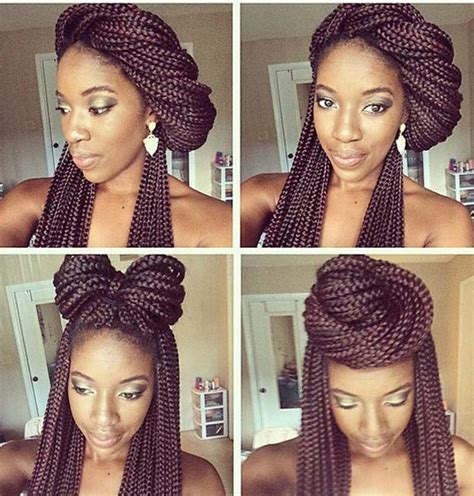 Different Ways To Style Your Box Braids