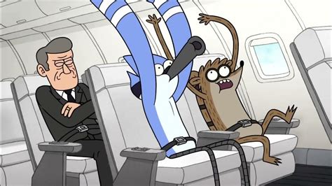 Mordecai And Rigby Screaming Oooooooooooooohhhhhhhhh On The Plane For