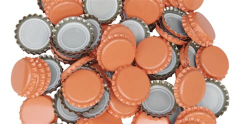 250 Crown Bottle Caps Orange Balliihoo