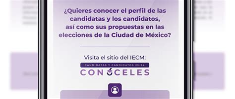 Invita IECM A Consultar Los Perfiles De Las Candidaturas A Diputaciones