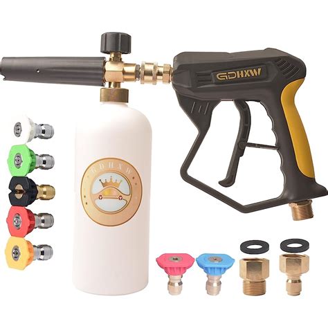 8 Mo Finance GDHXW X 887 High Pressure Washer Gun With Foam Cannon 2