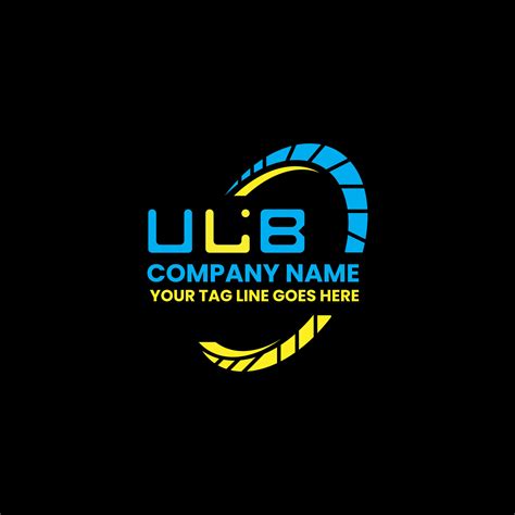 ULB letter logo vector design, ULB simple and modern logo. ULB luxurious alphabet design ...