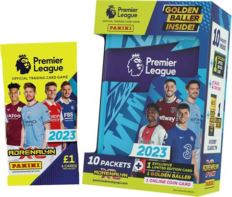 Tarjetas Panini Adrenalyn Xl Premier League 2022 23 Mega Lata Azul