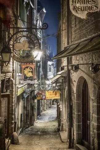 Mont Saint Michel La Grande Rue Photographic Print Philippe Manguin