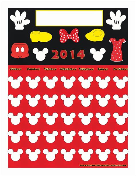 Disneyland Countdown Calendar Printable Computer Tools