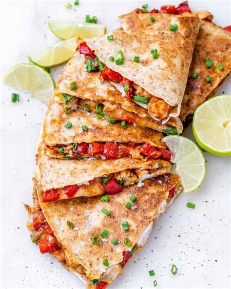 Easy Chicken Quesadilla Recipe Healthy Fitness Meals