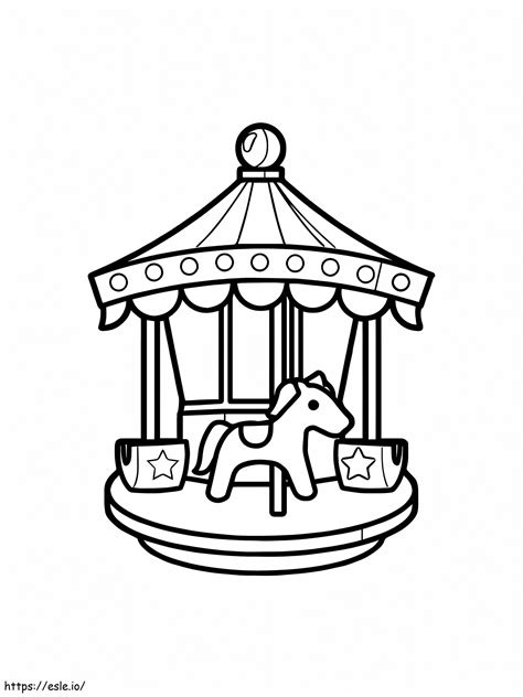 Easy Carousel Drawing Carousel Horse Wall Stencil | 1687 By Designer