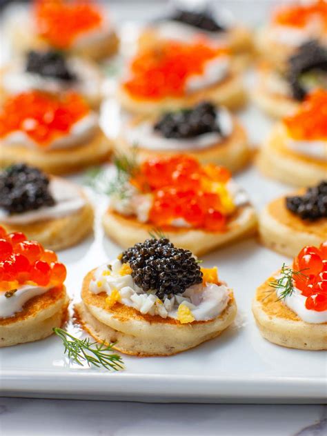 Easy Blini with Caviar (video) - Tatyanas Everyday Food