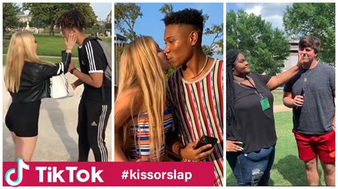 Kiss Or Slap Tiktok Challenge Compilation Tik Tok Trending Youtube