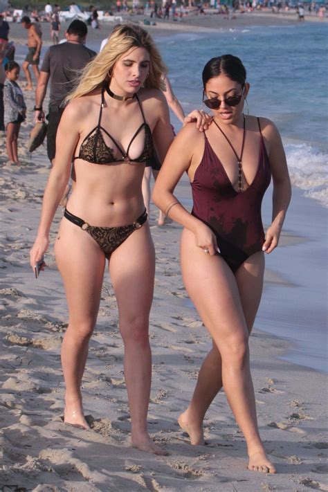 Lele Pons And Inanna In Bikini On The Beach In Miami Hawtcelebs