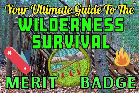 The Wilderness Survival Merit Badge Your Ultimate Guide In 2024