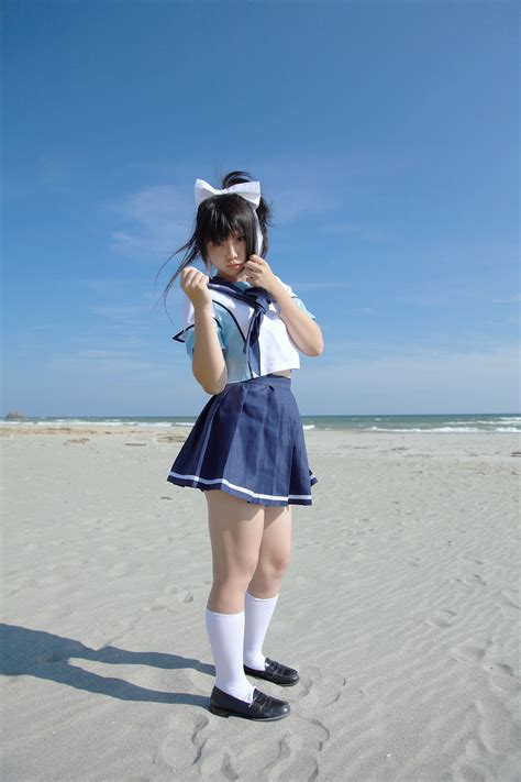 Love Plus Takane Manaka Seifuku Bikini Cosplay By Enako Sankaku Complex