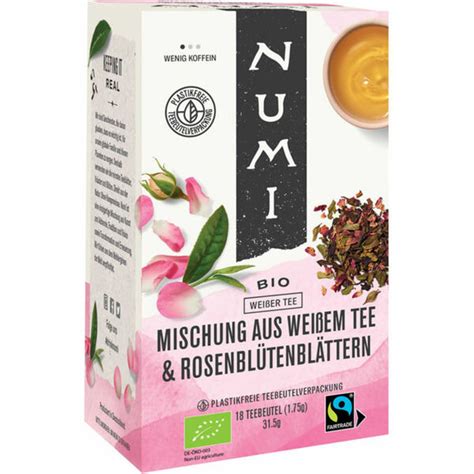 NUMI BIO Weißer Tee Rosenblütenblätter von Motatos ansehen