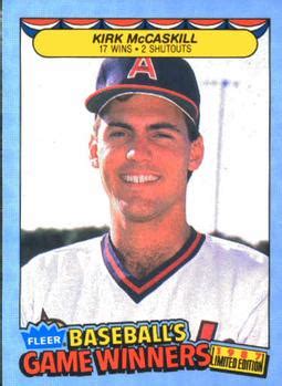 1987 Fleer Baseball S Game Winners Baseball Trading Card Database