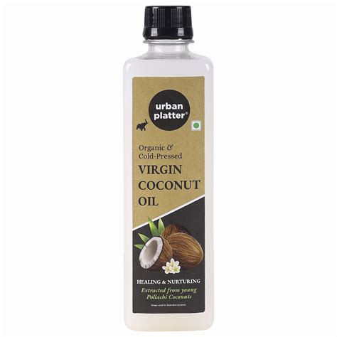 Urban Platter Virgin Coconut Oil 500ml17oz All Natural Cold Pressed