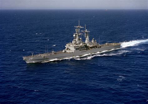 USS Virginia Class nuclear-powered guided missile cruiser (CGN-38) taken between 1976 and 1984 ...