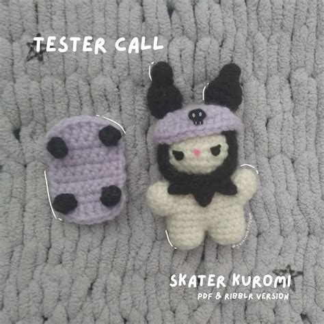 Tester Call Skater Kuromi Crochet Testing Zone Ribblr Community