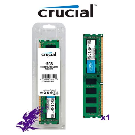 Ram Crucial 16gb Ddr3l 1600 Udimm S 88900 En Mercado Libre