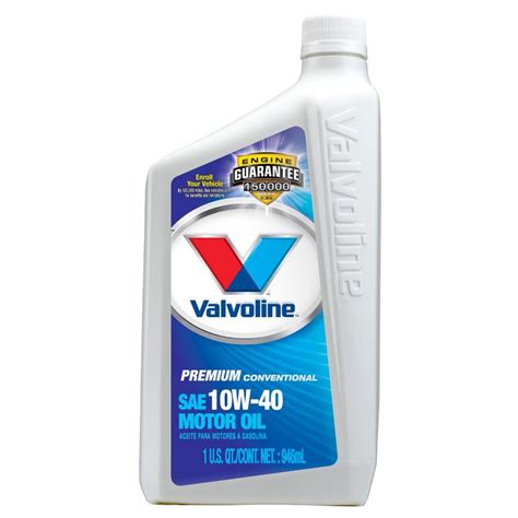 Valvoline 10w-40 Premium Conventional Motor Oil 1qt 797671