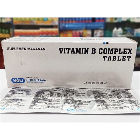 Jual Vitamin B Complex Isi Tablet Shopee Indonesia