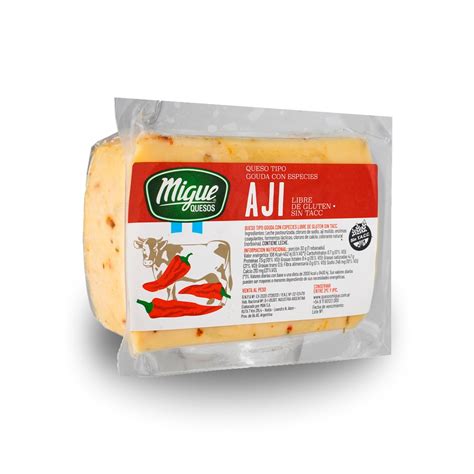 QUESO TIPO GOUDA AJI X290G MIGUE La Tienda Del Celiaco