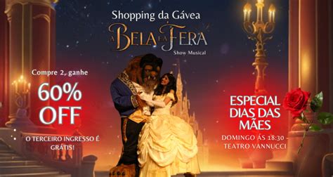 A Bela E A Fera Show Musical Especial Dia Das M Es Em Rio De