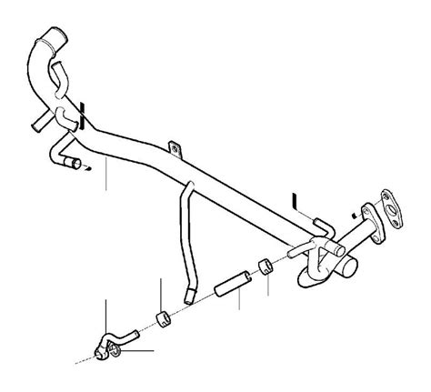 Volvo Xc Engine Coolant Crossover Pipe Volvo Wholesale