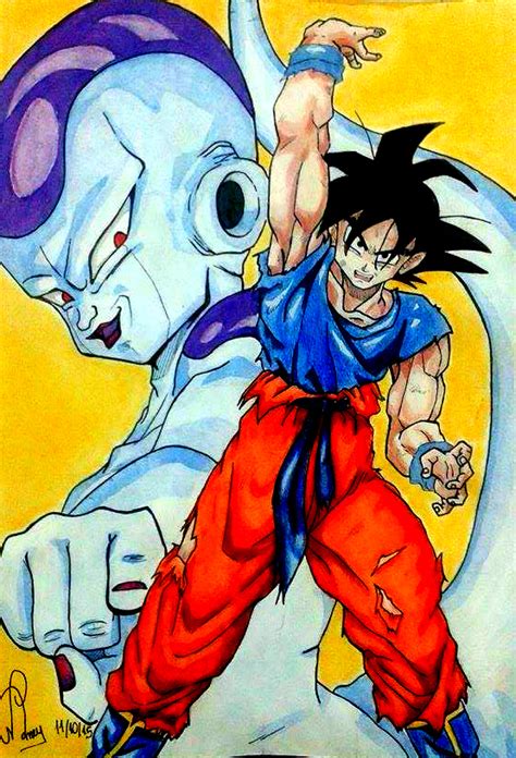 Goku Vs Frieza by Princessnikoru on DeviantArt