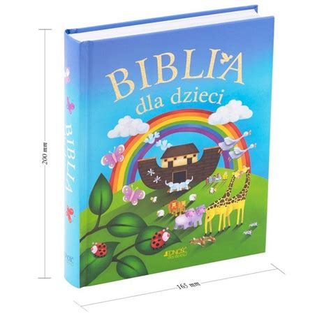 Biblia dla Dzieci Pamiątka na Chrzest Komunię z Dedykacją Sklep