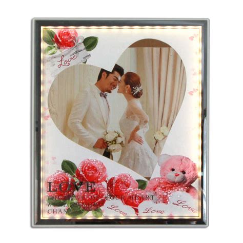 Plastik Led Işıklı Fotoğraf Çer Kalp Love 7493 9 Foto Senden