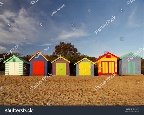 Bathing Boxes Brighton Beach Stock Photo 4289059 | Shutterstock