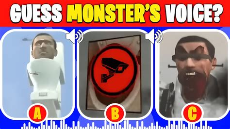 Guess Monsters Voice Astro Toilets Giant Flying Skibidi Skibidi