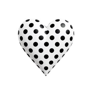 Polka Dot Heart Heart Pink Red Png Transparent Image And Clipart For