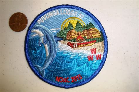 OA PUVUNGA LODGE 32 LONG BEACH FLAP DOLPHIN 100TH ANN 2015 NOAC POCKET