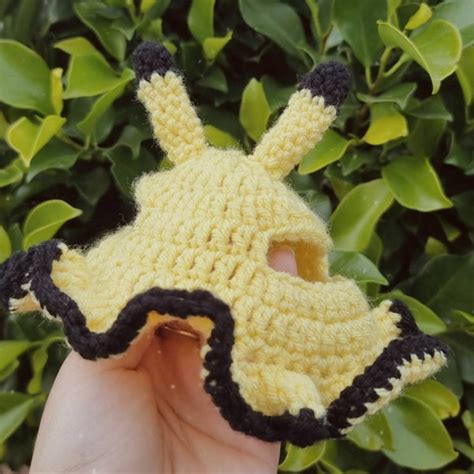 Pikachu Crochet Hat Pattern - Etsy