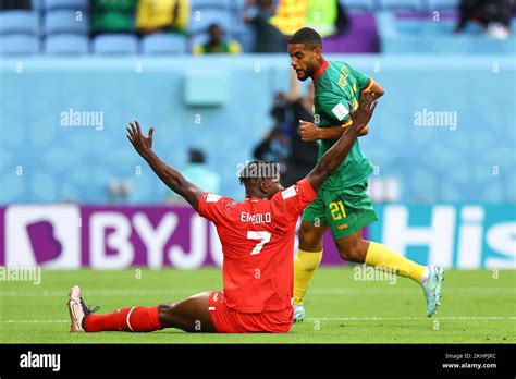 Breel Embolo During The Fifa World Cup Qatar Group G Match Between