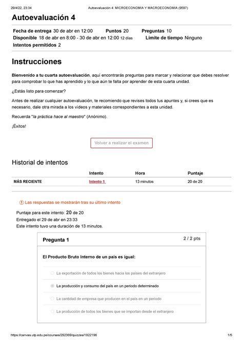 Autoevaluación 4 Microeconomia Y Macroeconomia Autoevaluación 4 Fecha