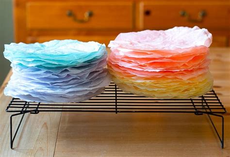 How To Dye Coffee Filters With Food Coloring The How To Home