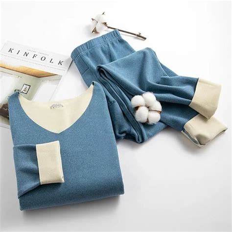 Ensemble de lingerie Ensemble de sous vêtements thermiques non marquants pour hommes et femmes